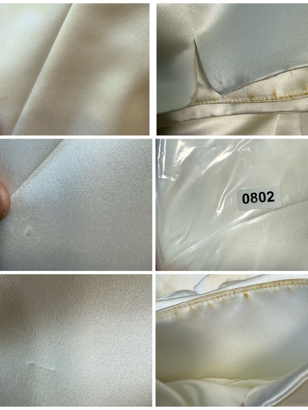 Tahari Luxe Ivory Satin Evening Jacket Blazer Womens 6 Wedding Guest Formal - Picture 14 of 14